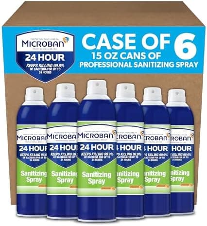 Microban 24 Hour Disinfectant Sanitizing Spray