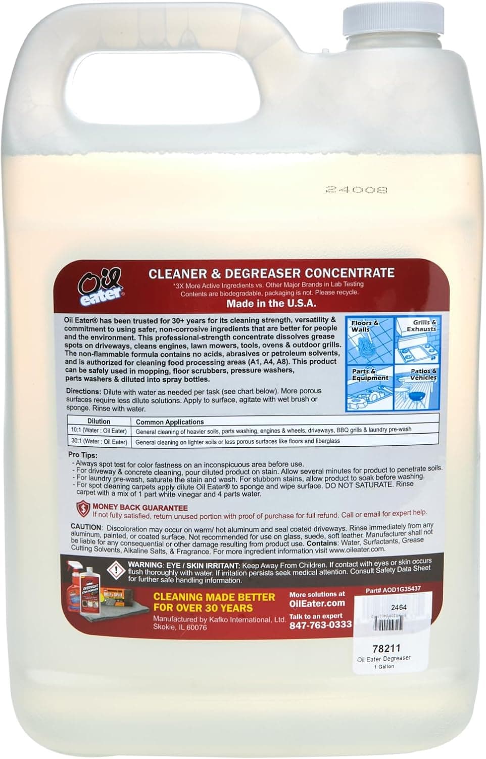 Oil Eater Cleaner Degreaser